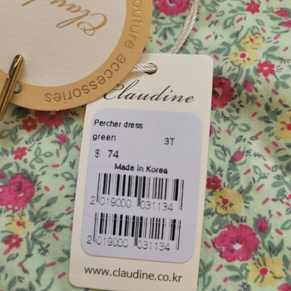 Claudine Green Floral Percher Dress - Picture 5 of 7